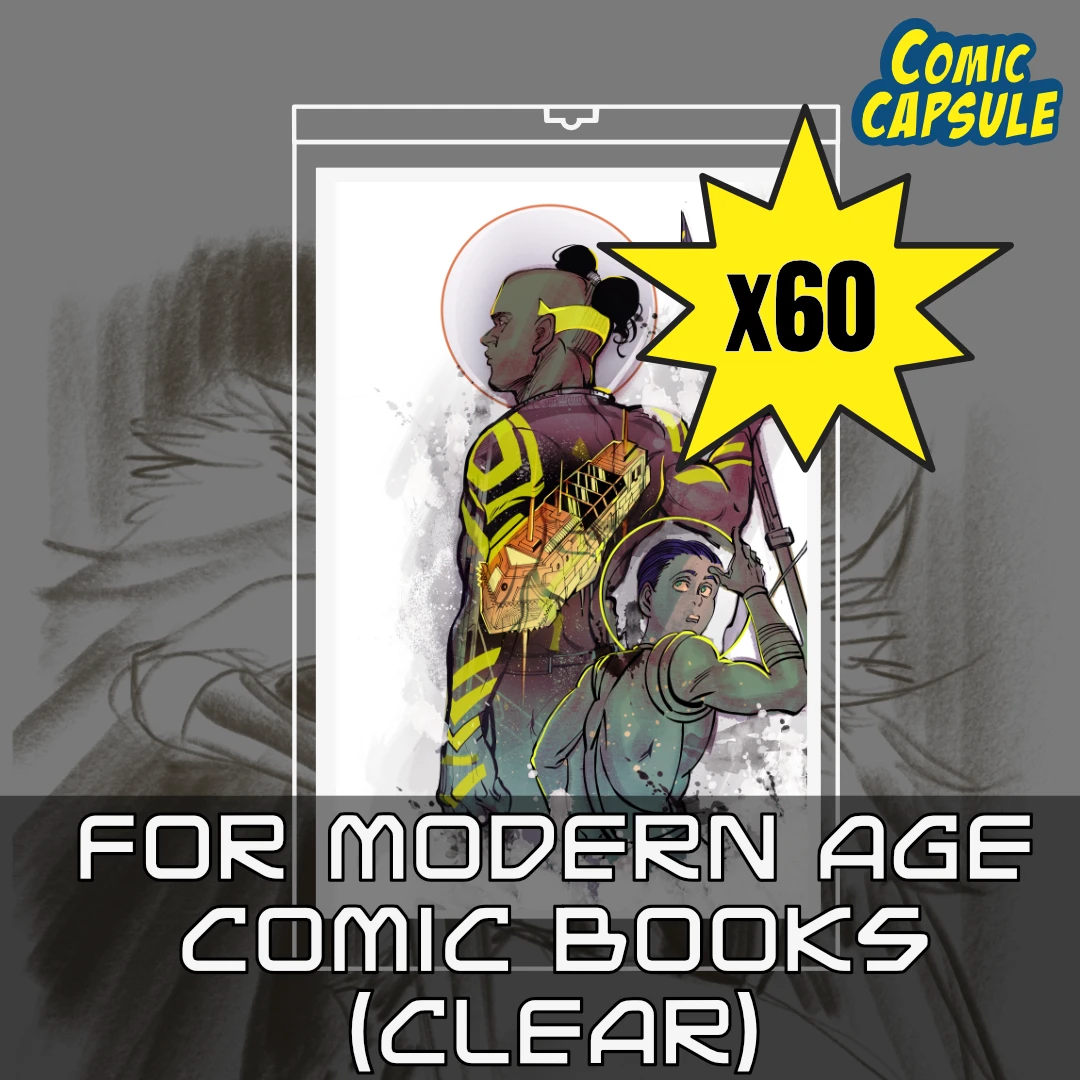 ComicCapsule Canada - 60x clear comic capsule featuring Arrowhead by lucha comics