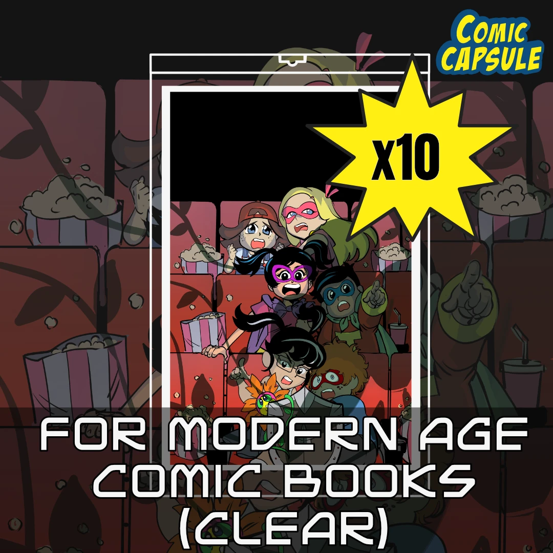 ComicCapsule Canada - 10x clear comic capsule featuring Super Yeiya & Tornado Man by lucha comics