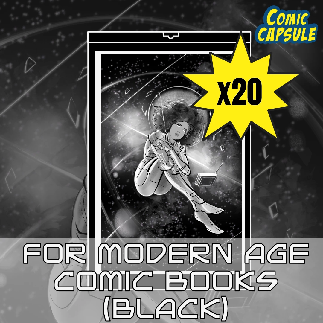 ComicCapsule Canada - 20x black comic capsule featuring Nebulous by lucha comics