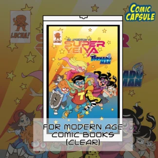ComicCapsule Canada - single clear comic capsule featuring Super Yeiya & Tornado Man by lucha comics